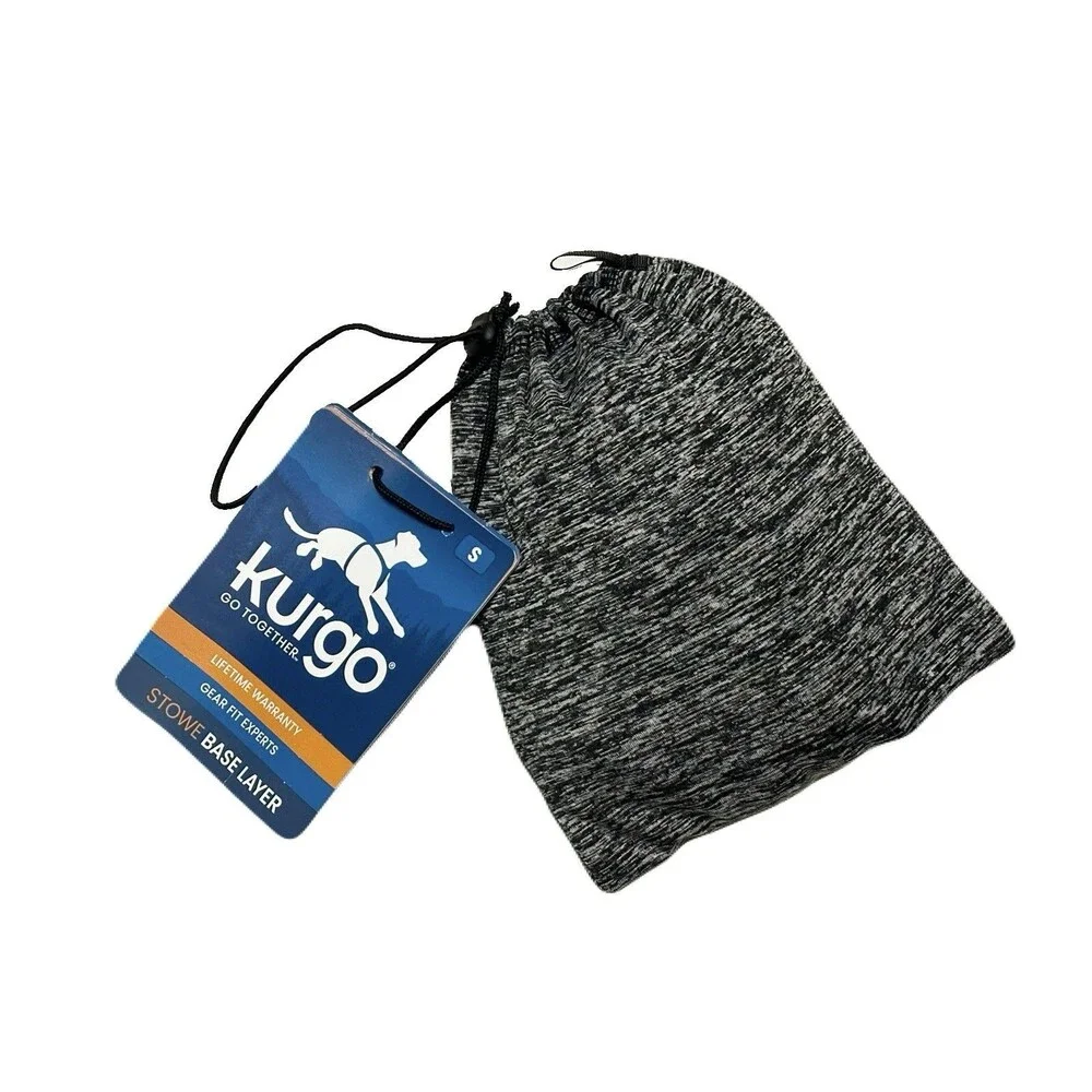 NEW Kurgo Stowe Base Layer Dog Bodysuit Size Small Heather Black Recovery Suit